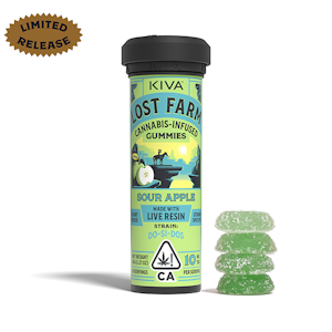 Lost farm - SOUR APPLE LIVE RESIN INFUSED GUMMIES