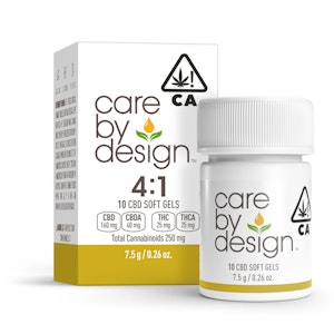 Care by design - 4:1 CBD SOFT GELS - 10 PACK